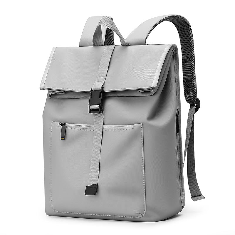 Stylish Rolltop Waterproof Backpack LoungeYard — product view 1