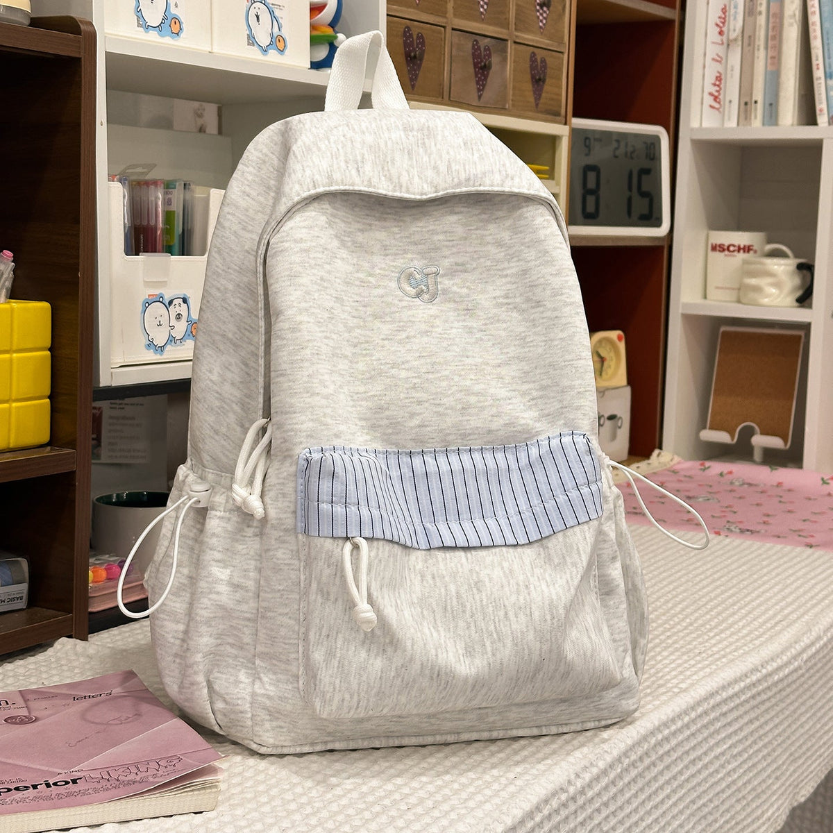 Lightweight Casual Backpack with Multiple Compartments LoungeYard — product view 7