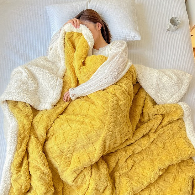 Luxurious Plush Sherpa Throw Blanket — product view 7