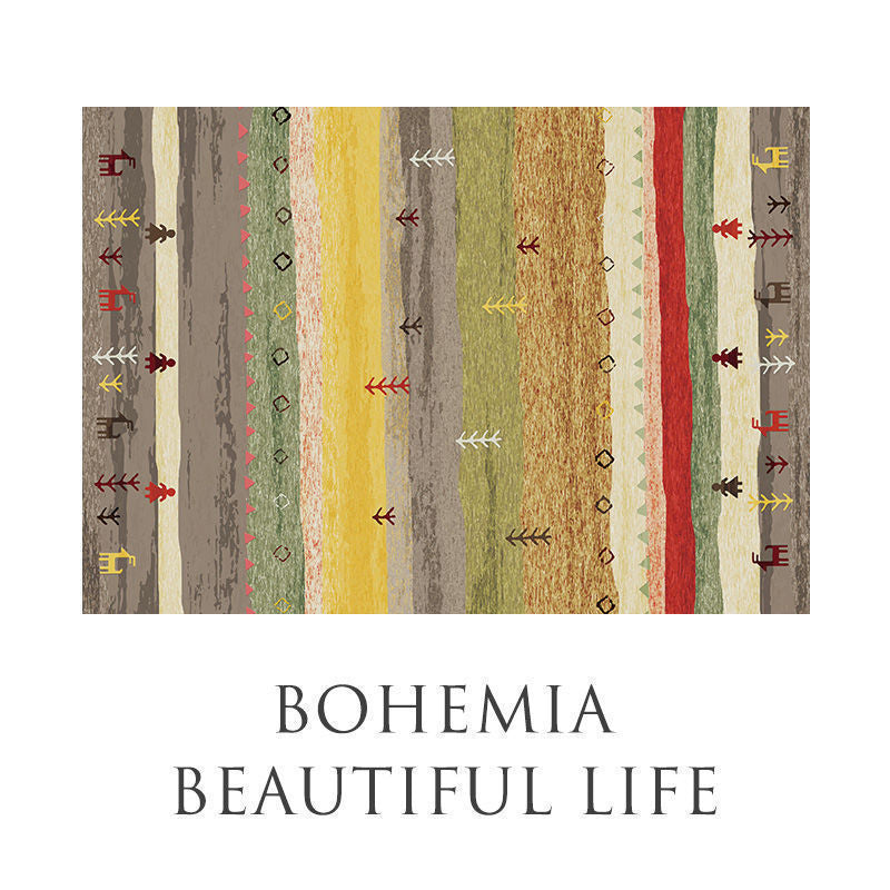 Decorative Patchwork Area Rug Bowlift — product view 6
