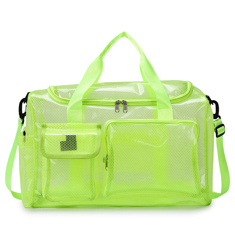 Transparent Gym and Travel Duffle — product view 6
