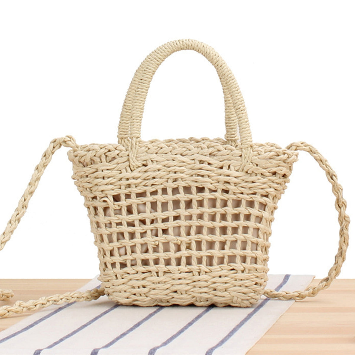 Handmade wicker bag LoungeYard — product view 1
