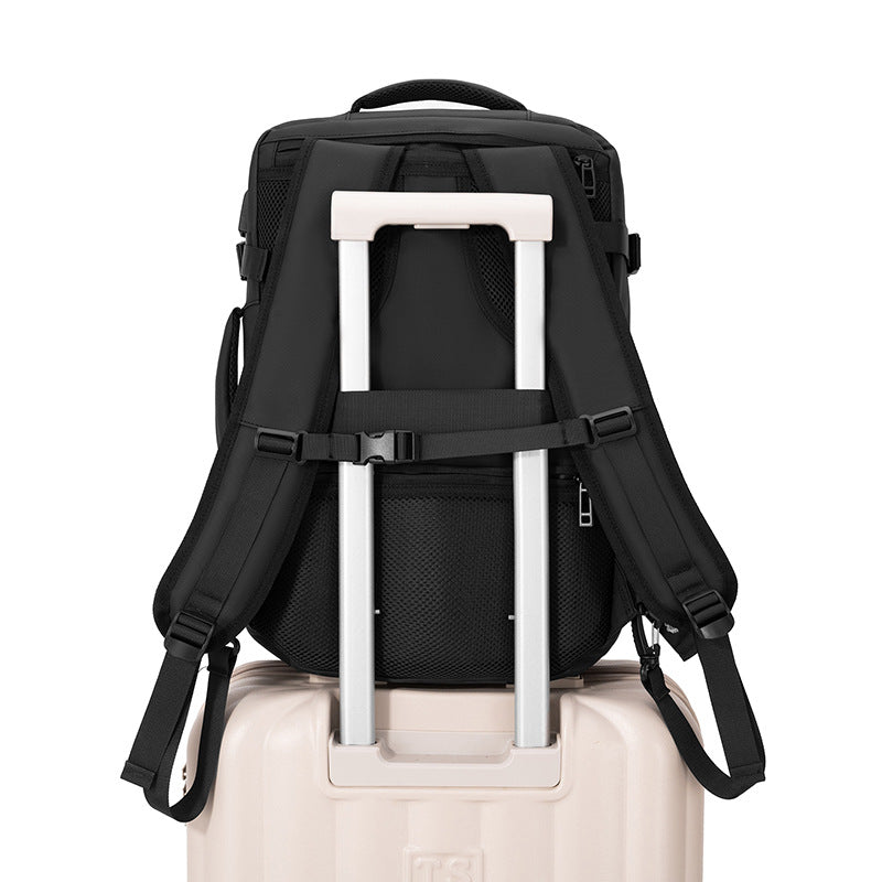 Elegant and Functional Laptop Backpack with Comprehensive Storage LoungeYard — product view 3