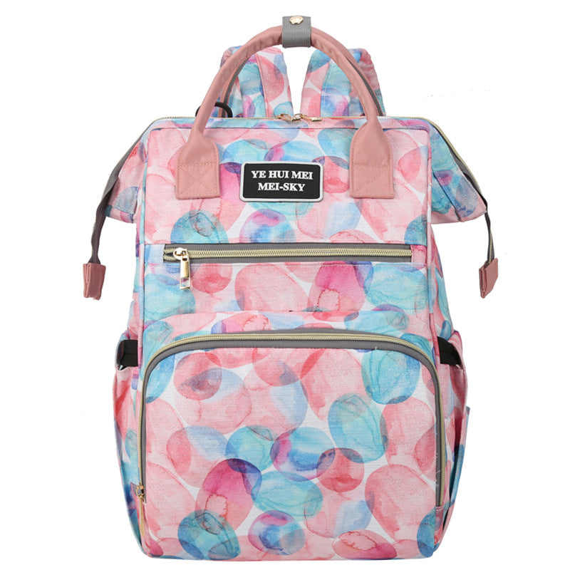 Stylish Geometric Print Backpack LoungeYard — product view 4
