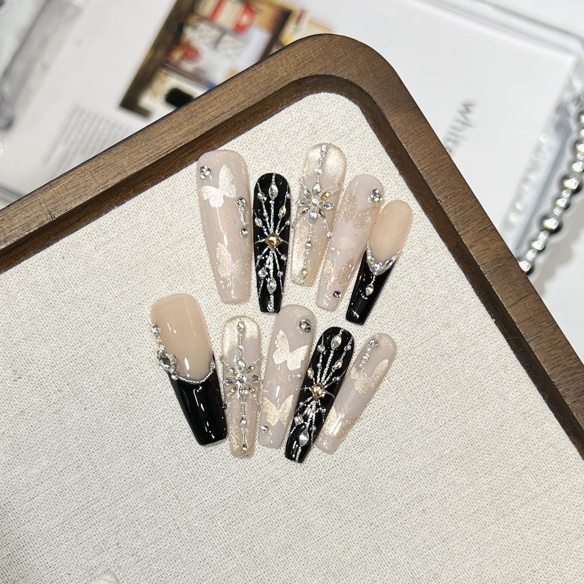 Decorative Butterfly Nail Art Tips — product view 2