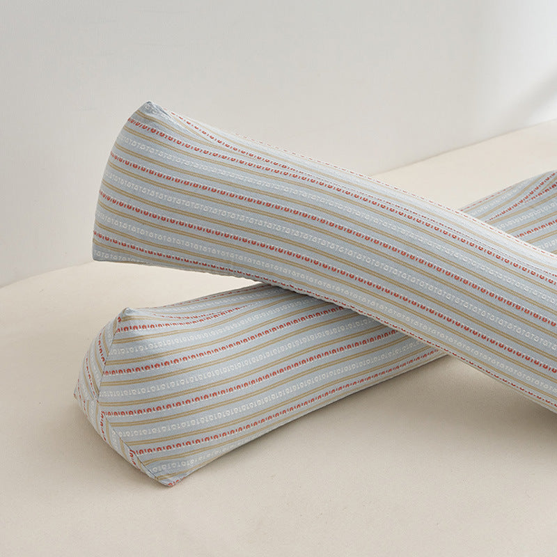 Ergonomic neck roll with stylish striped pattern LoungeYard — product view 7