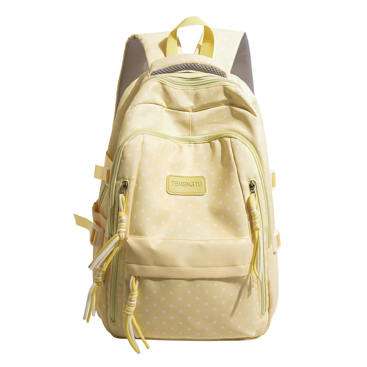 Star-Patterned Multi-Pocket Backpack LoungeYard — product view 5