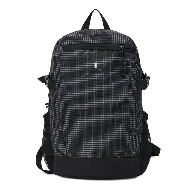 Practical backpack with multifunctional mesh side pockets LoungeYard — product view 3