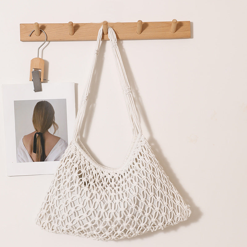 Hand-knotted Macrame Bag LoungeYard — product view 6