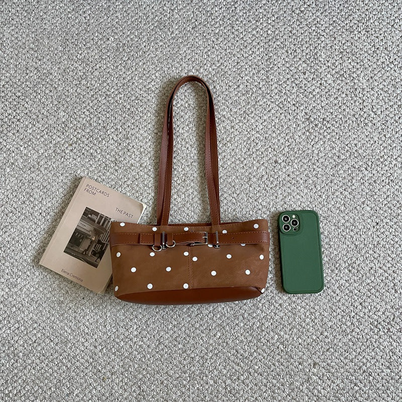Stylish Polka Dot Shoulder Bag — product view 1