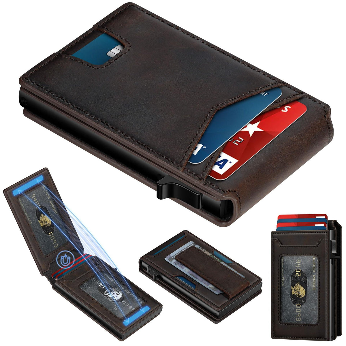 Smart RFID-Blocking Minimalist Wallet LoungeYard — product view 1