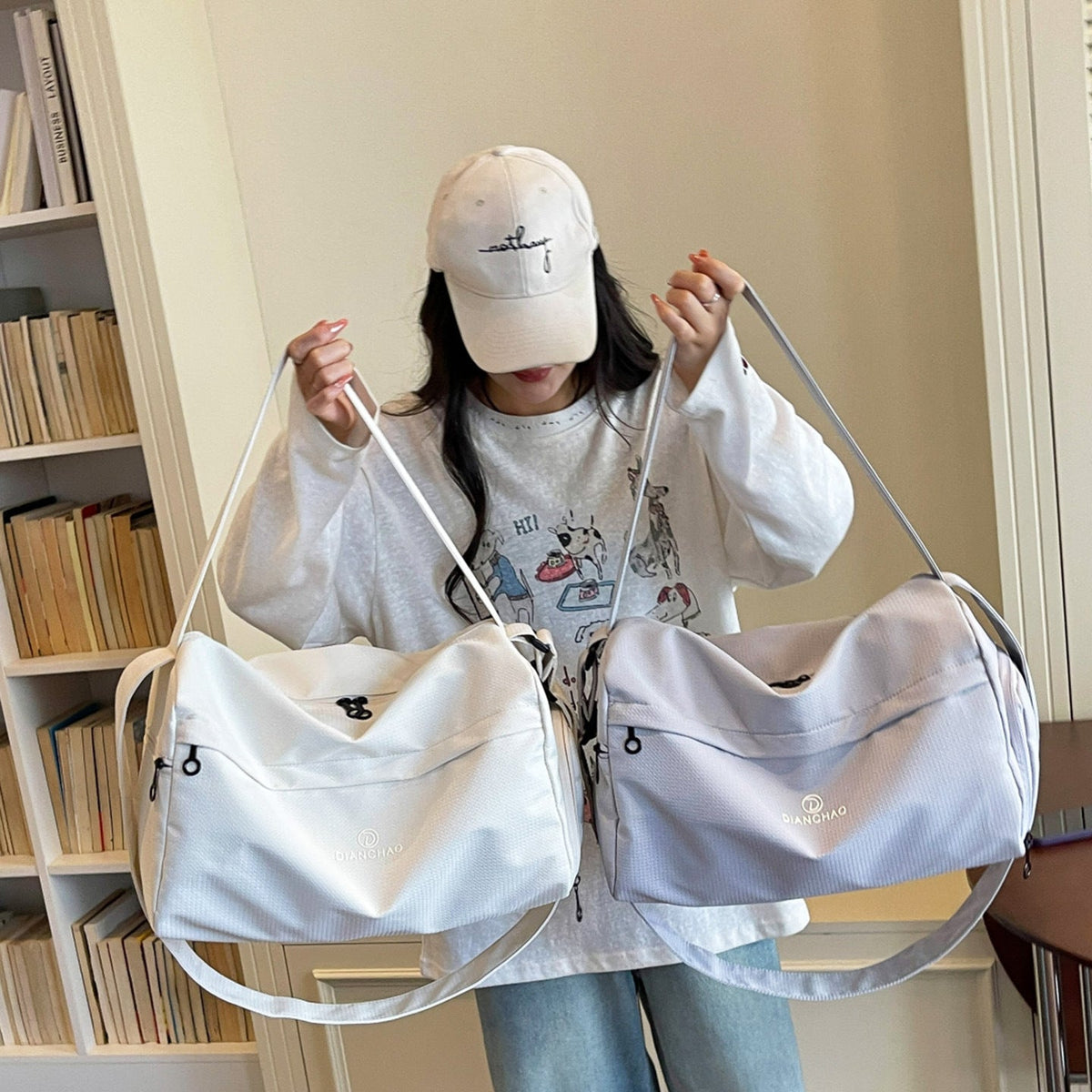 Spacious Utility Gym Bag LoungeYard — product view 2