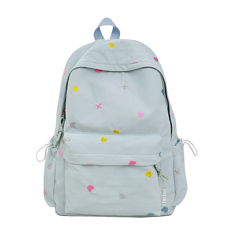 Playful Heart-Patterned Backpack LoungeYard — product view 6