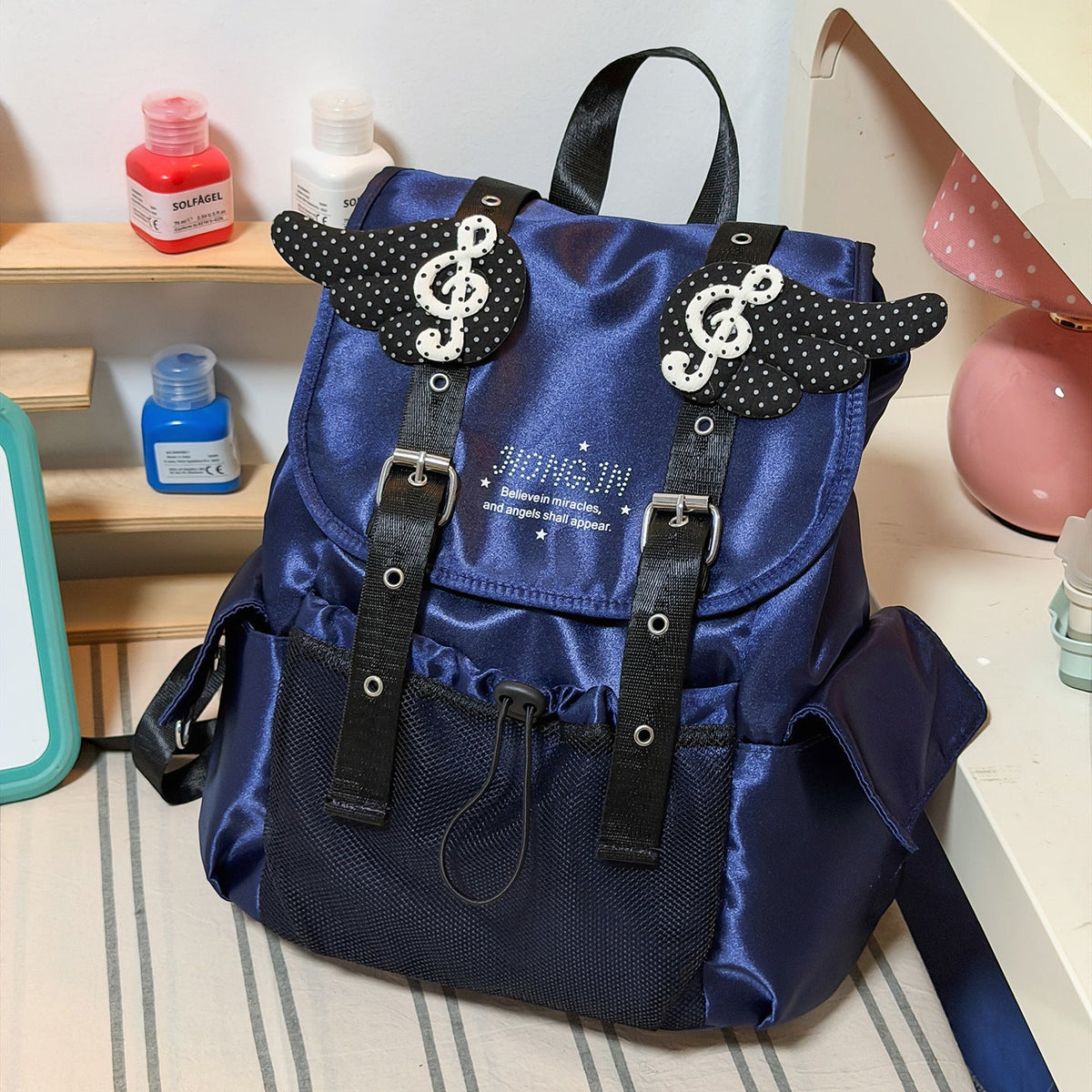 Fun-Themed Musical Notes Backpack LoungeYard — product view 6