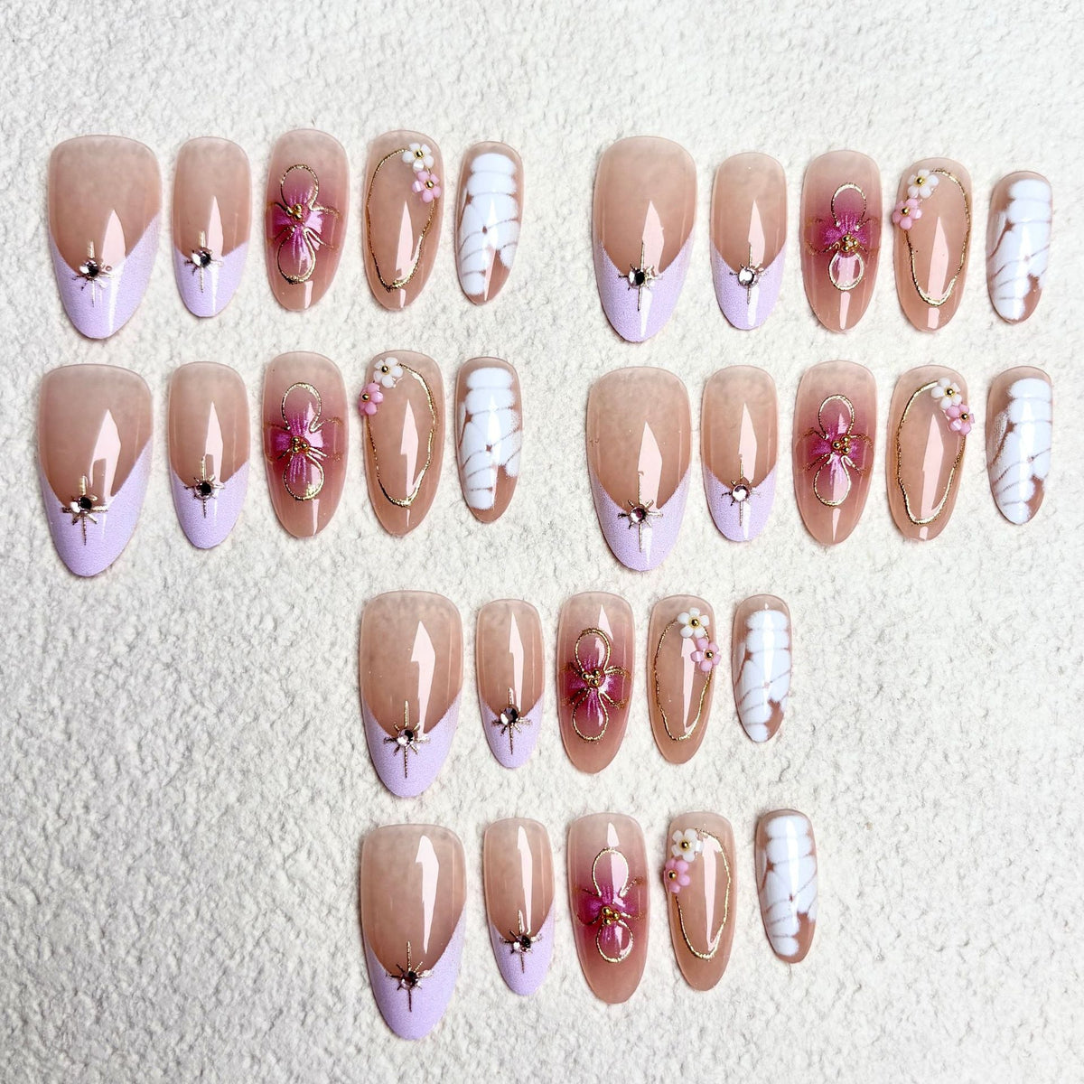 Decorative Press-On Nail Art Set 1790746066 — product view 4