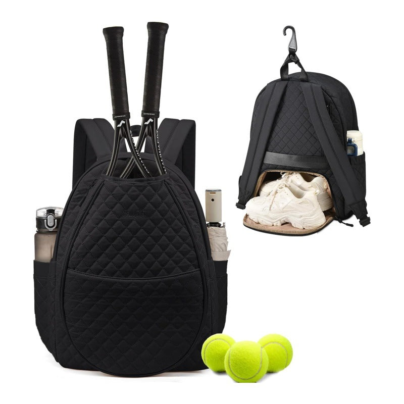 Sporty tennis backpack with insulated compartments LoungeYard — product view 6