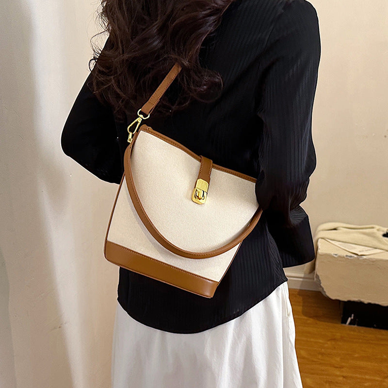 Chic Structured Bucket Bag LoungeYard — product view 1