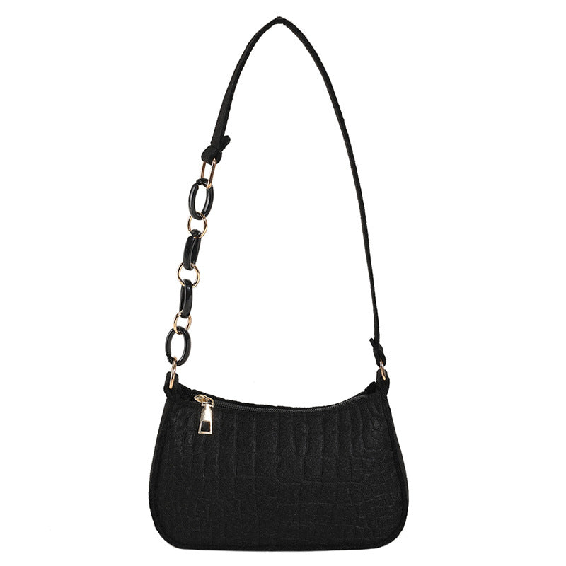Croc-Textured Mini Crossbody Bag — product view 2