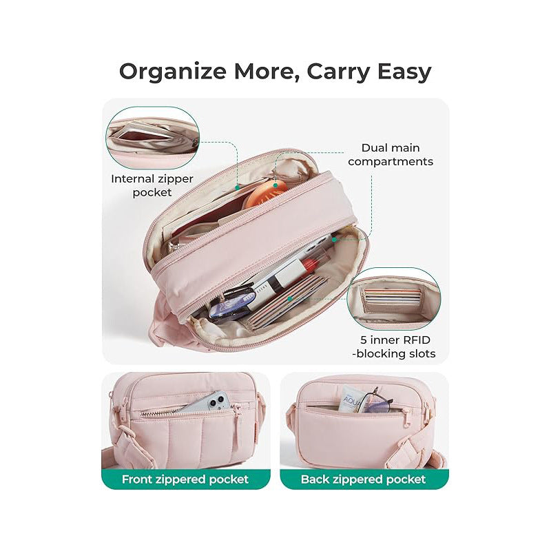 Practical shoulder bag with removable carrying strap LoungeYard — product view 3