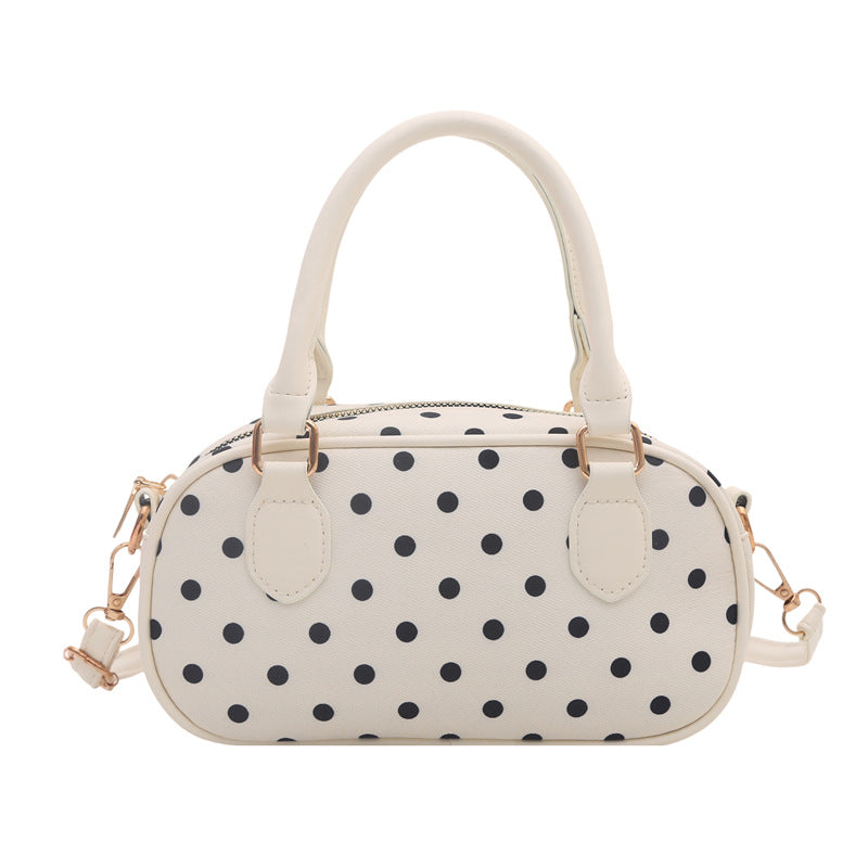 Polka Dot Mini Handheld Satchel — product view 3