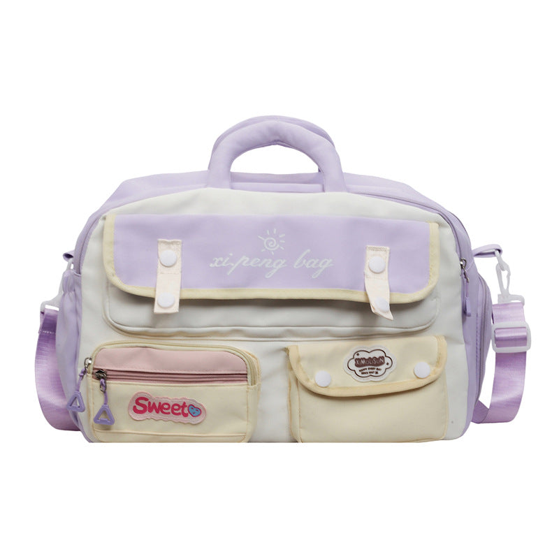 Sporty Shoulder Bag With Multifunctional Compartments LoungeYard — product view 7