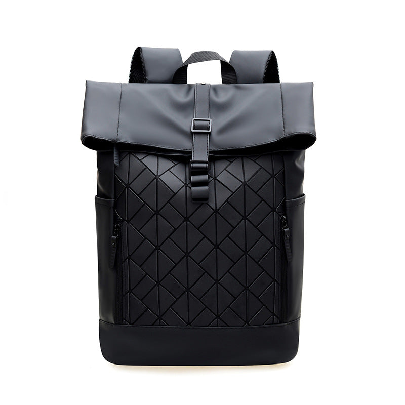 Stylish Roll-Top Backpack LoungeYard — product view 2