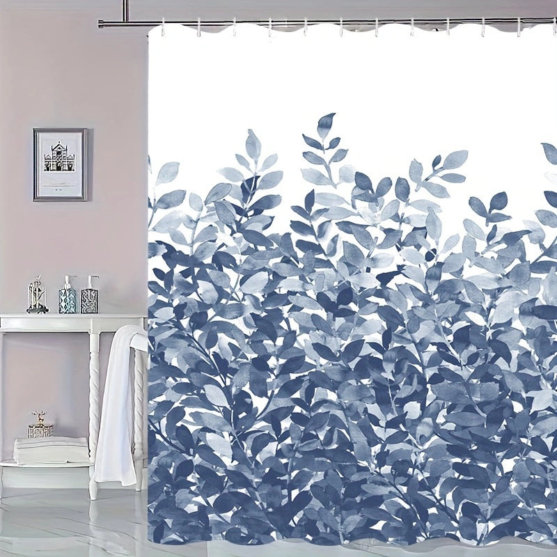 Artistic Floral Shower Curtain LoungeYard — product view 3