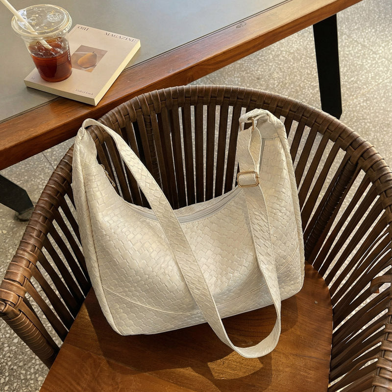 WoWoven Textured Hobo Handbag LoungeYard — product view 3