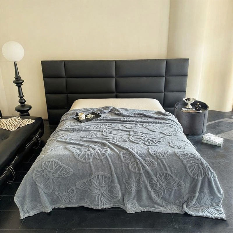 Ladies Luxurious Bedspread with Butterfly Pattern LoungeYard — product view 2