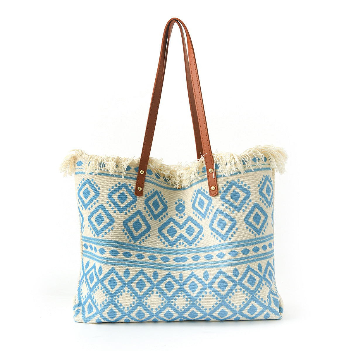 Beach bag with Unique Feather Design LoungeYard — product view 6