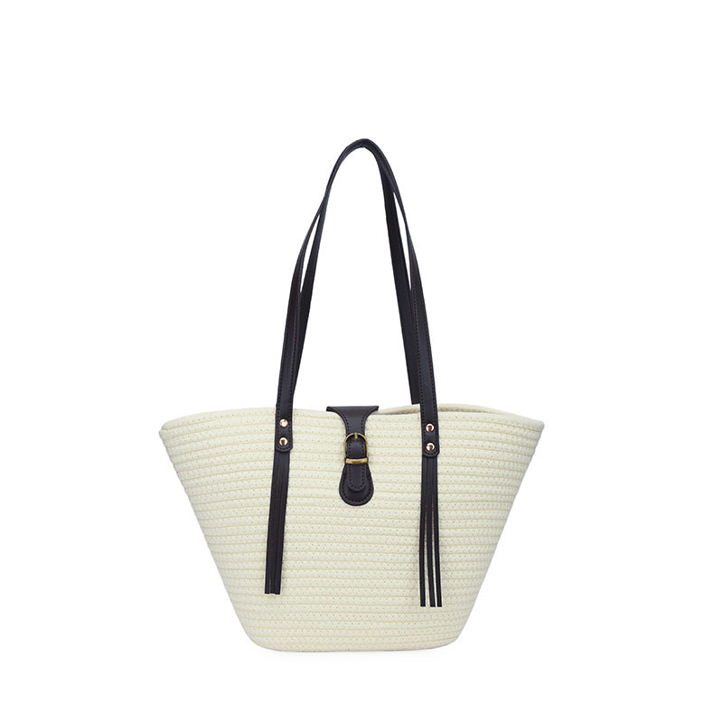 Stylish Woven Beach Tote LoungeYard — product view 5