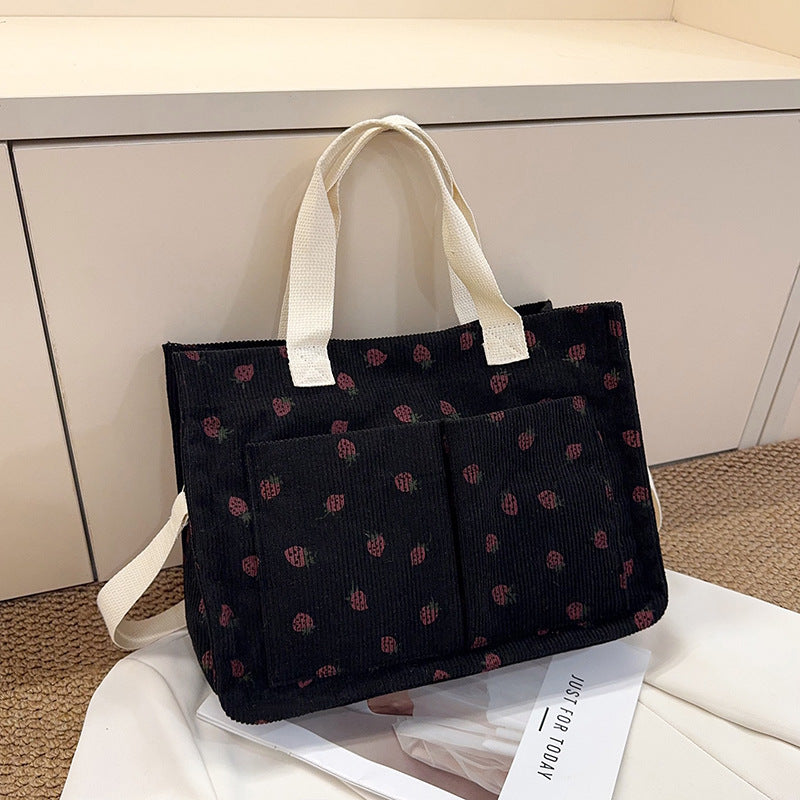WoPatterned Canvas Tote Bag LoungeYard — product view 7