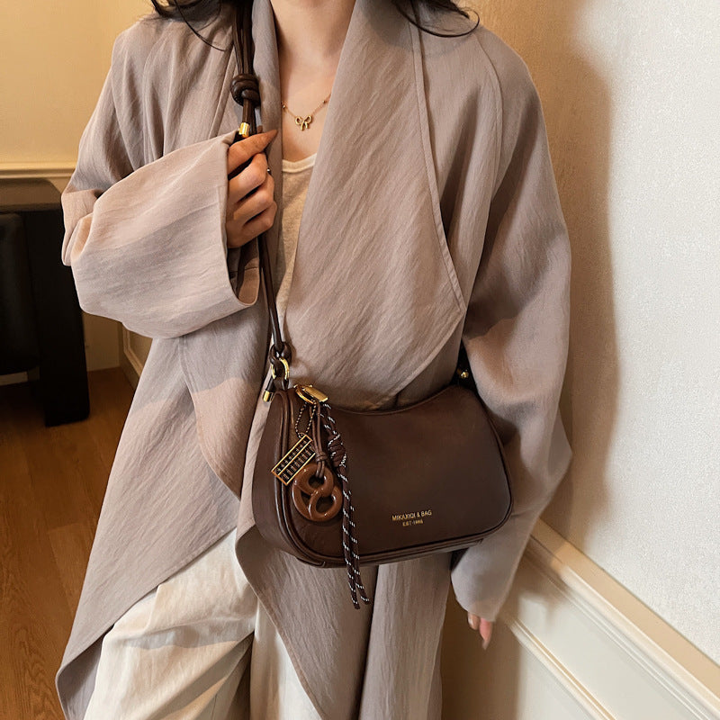 Chic Leather Shoulder Bag LoungeYard — product view 3