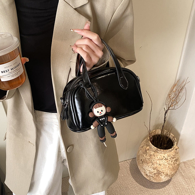 Premium Mini Leather Handbag LoungeYard — product view 4
