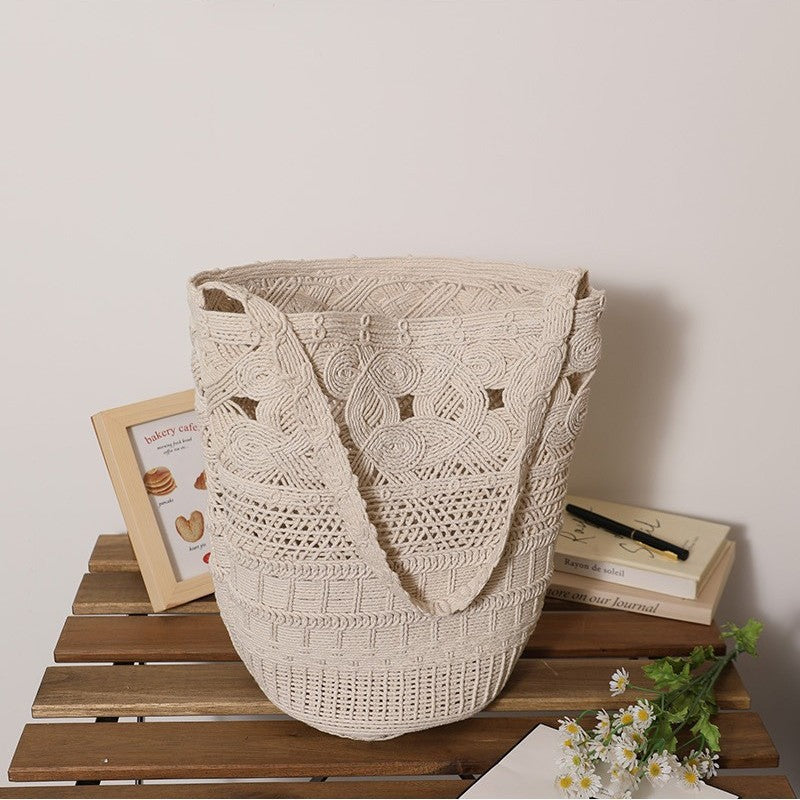 Hand-crocheted cotton bag LoungeYard — product view 2