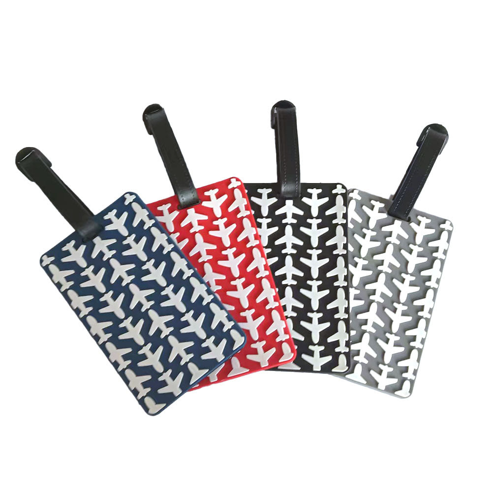 Unisex Luggage Tag with Creative Airplane Pattern LoungeYard — product view 1