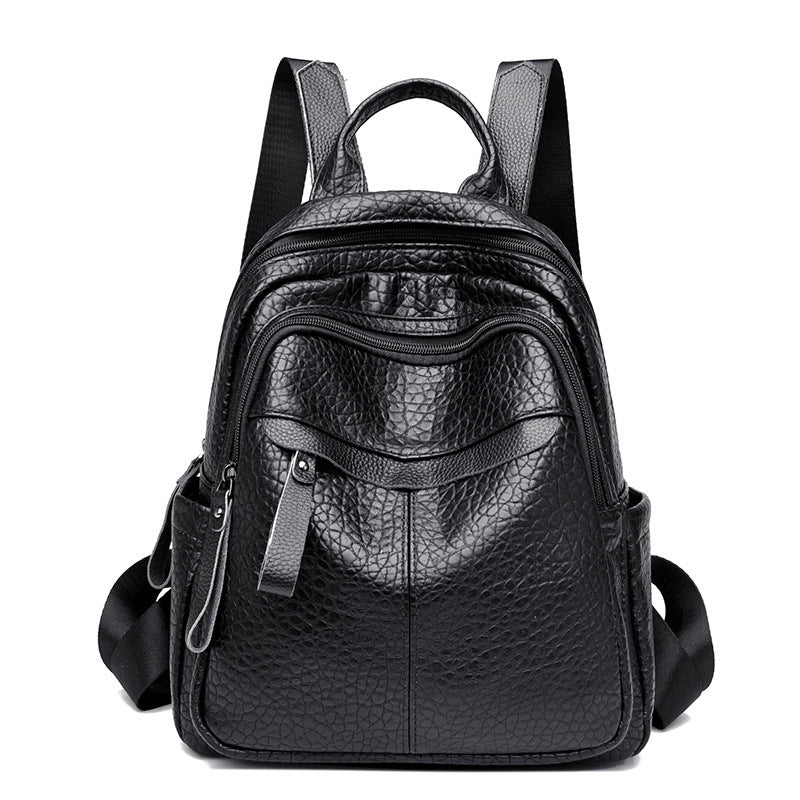 Multi-Compartment Textured Backpack LoungeYard — product view 5