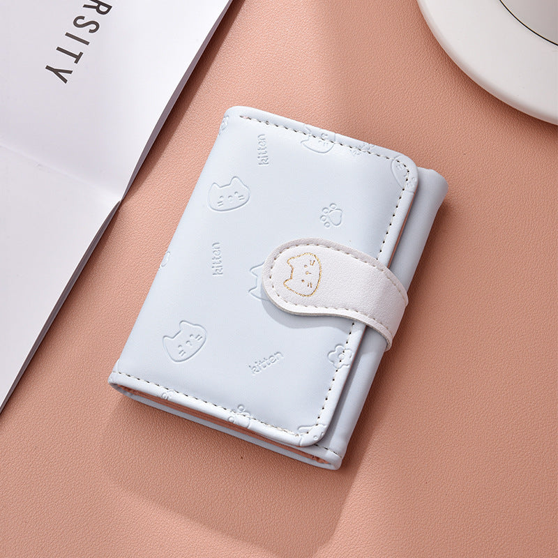 Cute Cat-Themed Card Wallet LoungeYard — product view 7