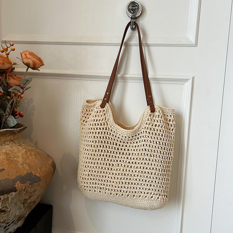 Woven Seagrass Tote Bag — product view 4