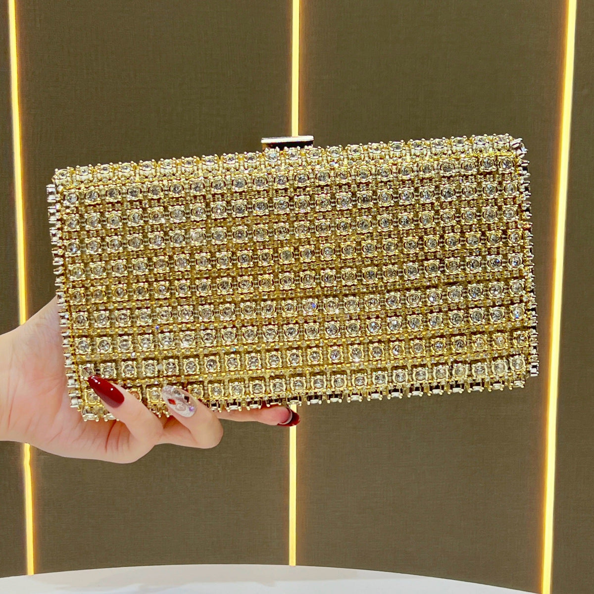 Gem-Studded Evening Clutch — product view 3