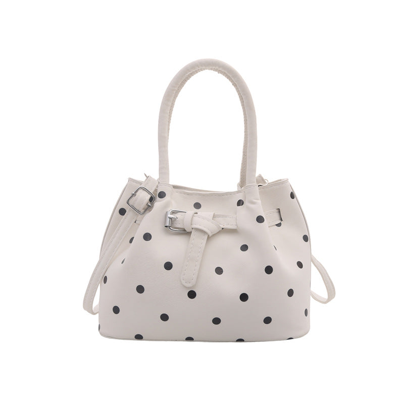 Casual Suede Polka Dot Handbag — product view 5