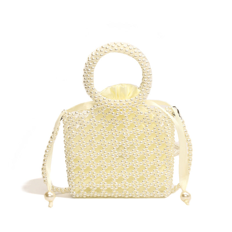 Elegant Pearl-Embellished Handbag — product view 1