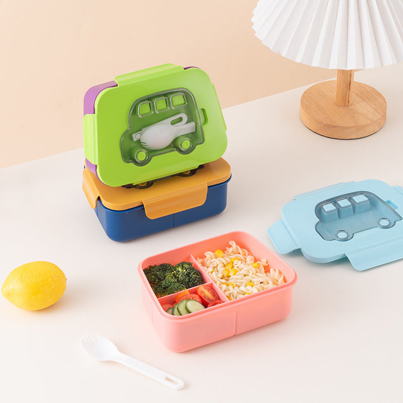 Cartoon-Themed Multi-Layered Lunch Box — product view 1