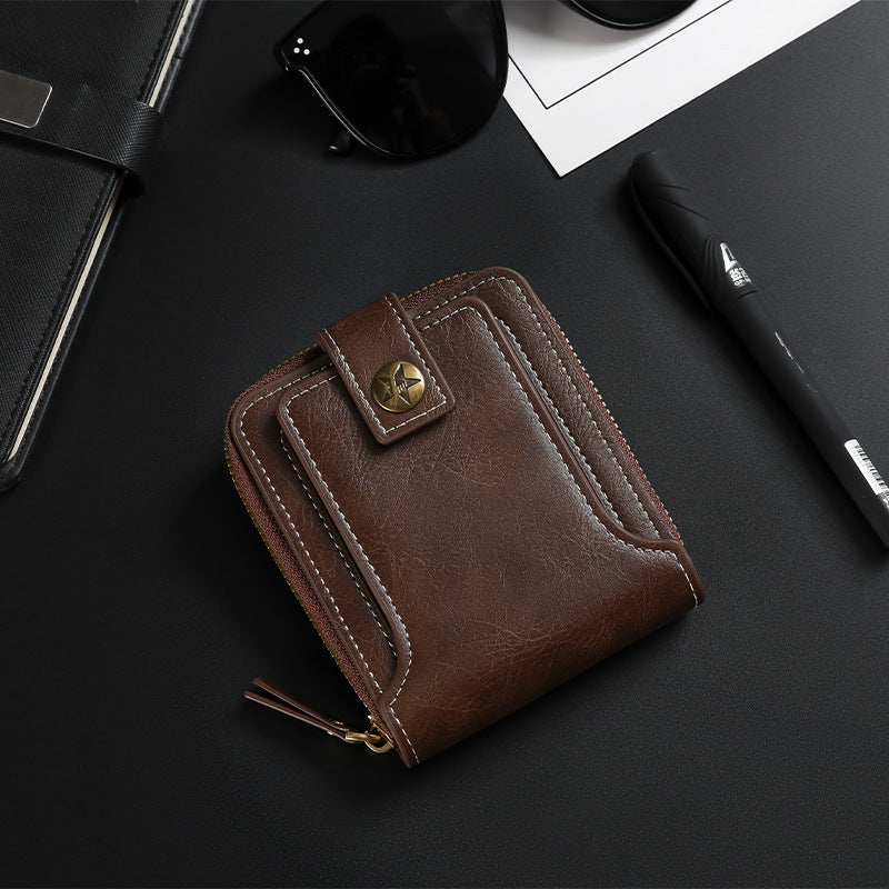 Bi-Fold Zip Wallet with Card Slots LoungeYard — product view 5