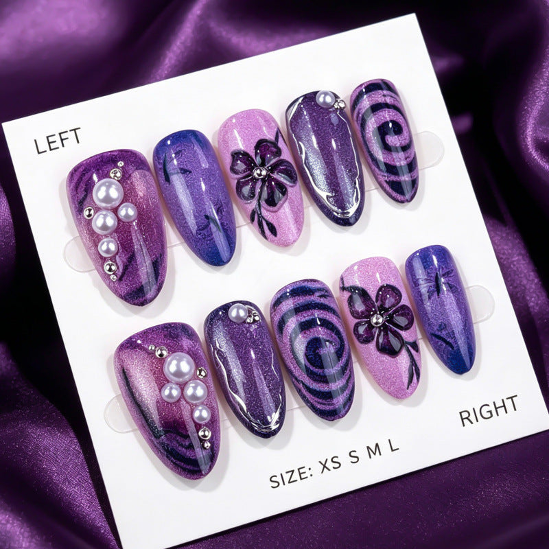 Artistic Designer Press-On Nails — product view 2