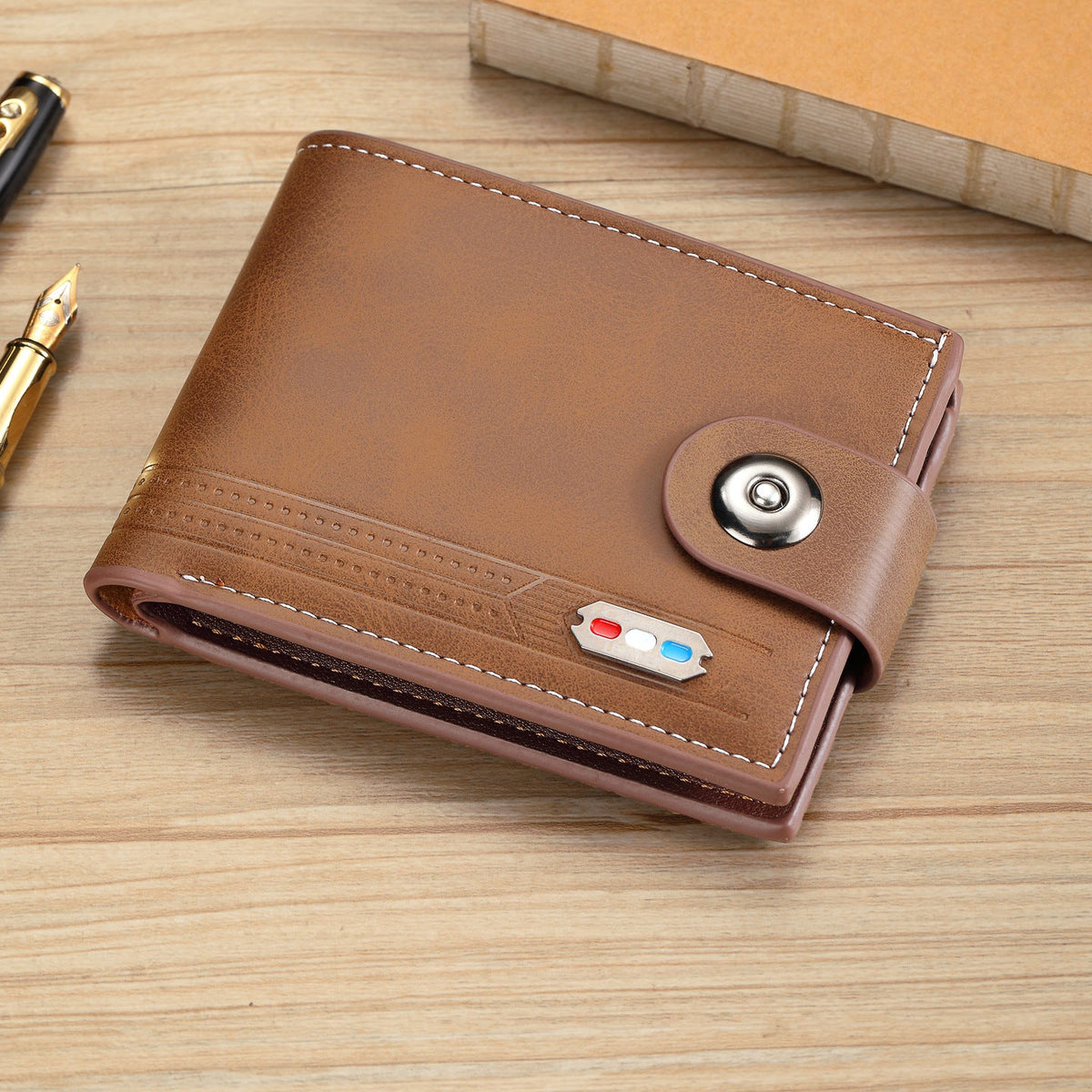 Premium Leather Bi-Fold Wallet — product view 1