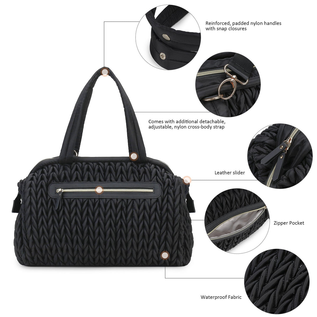 Sporty Weekend Bag LoungeYard — product view 3