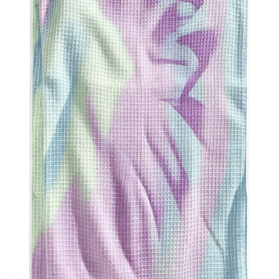 Multifunctional beach blanket with appealing tropical pattern LoungeYard — product view 3
