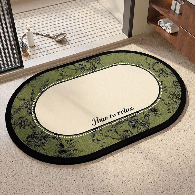 Floral Patterned Bath Rug — product view 3