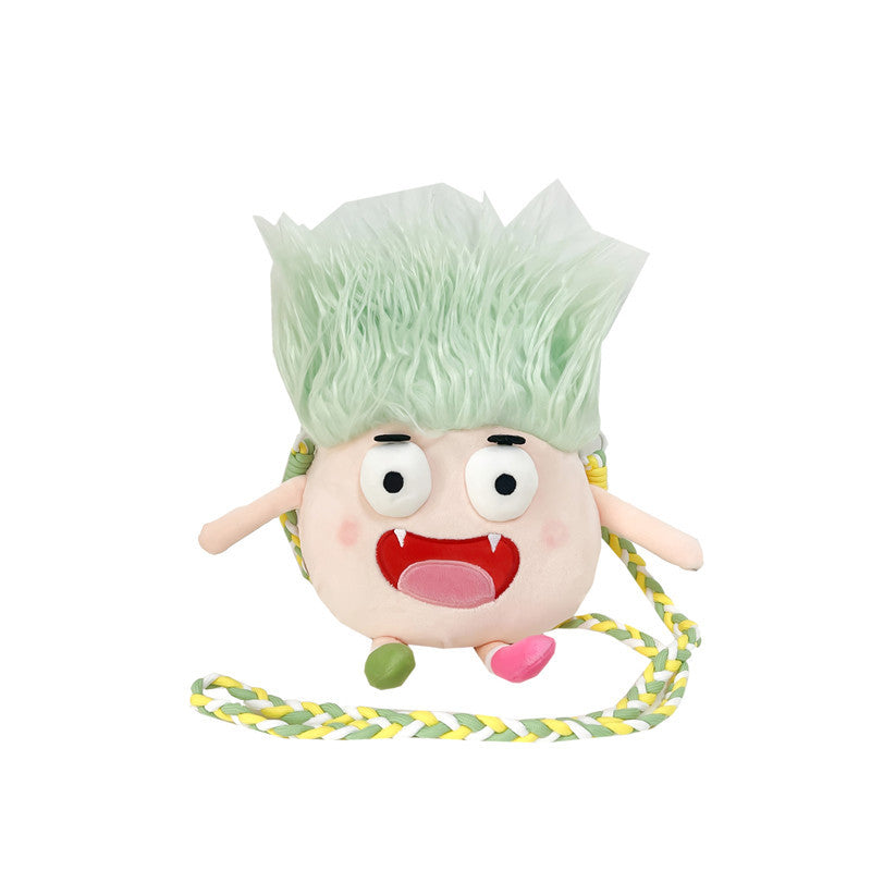 Cute Plush Monster Crossbody Bag — product view 2